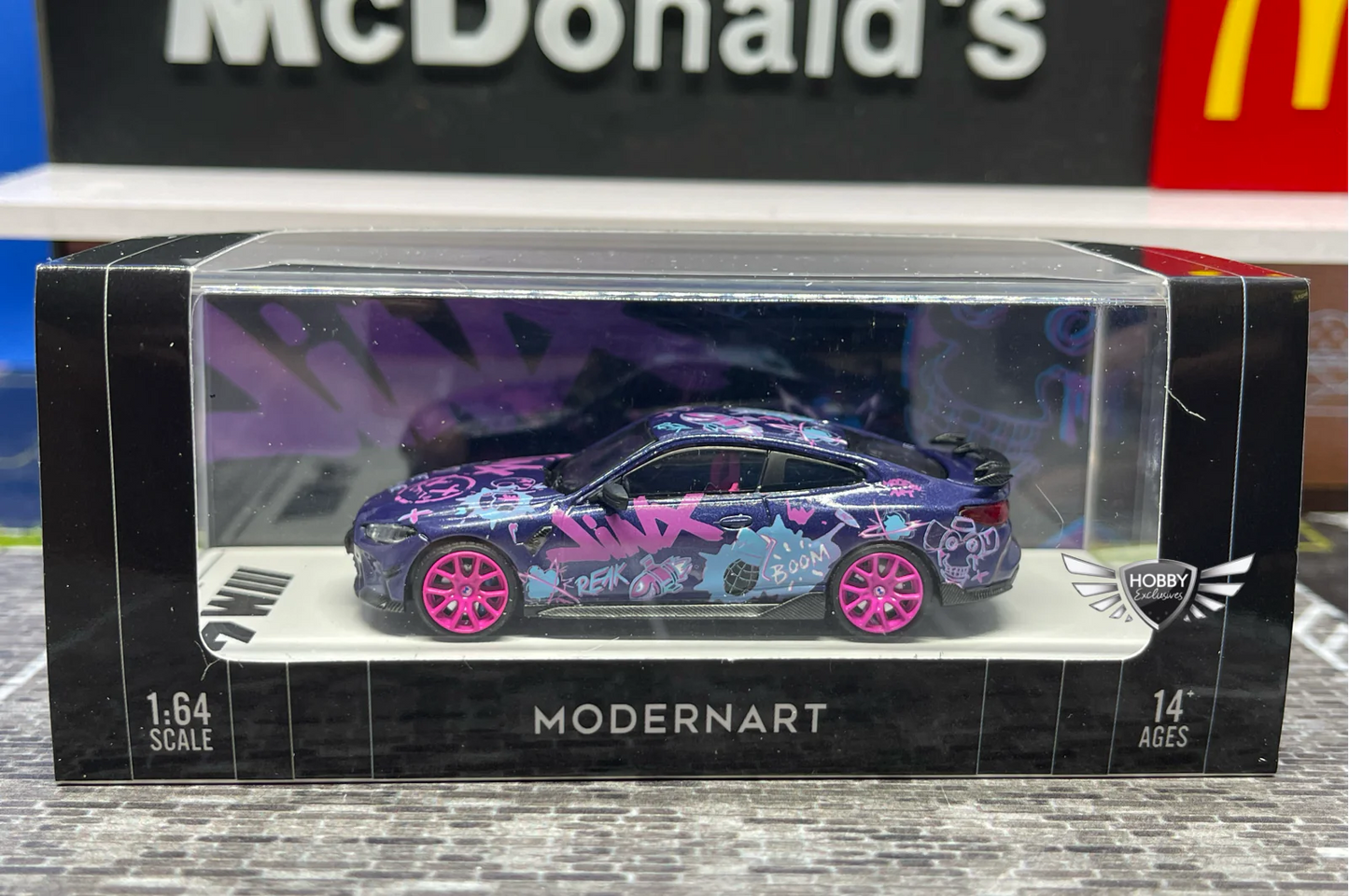 Modernart BMW M4 Jinx Dark Purple Regular Edition HE