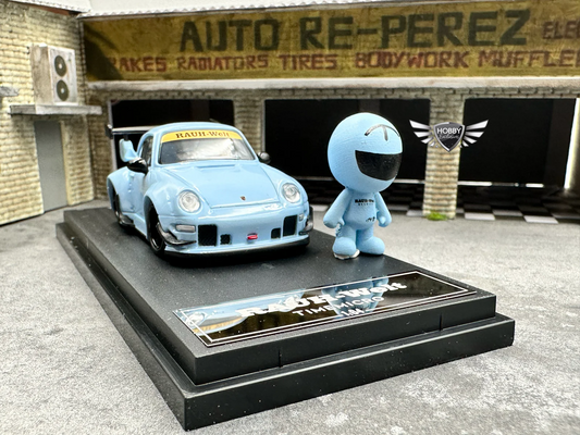 TimeMicro Rauh-Welt Baby Blue Porsche Q Action Figure Edition HE