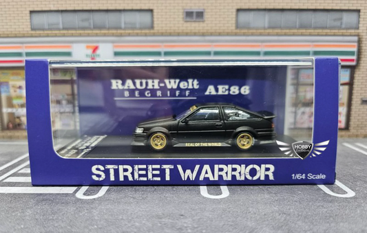 Street Warrior x Ghost Player Rauh-Welt AE86 BLK HE