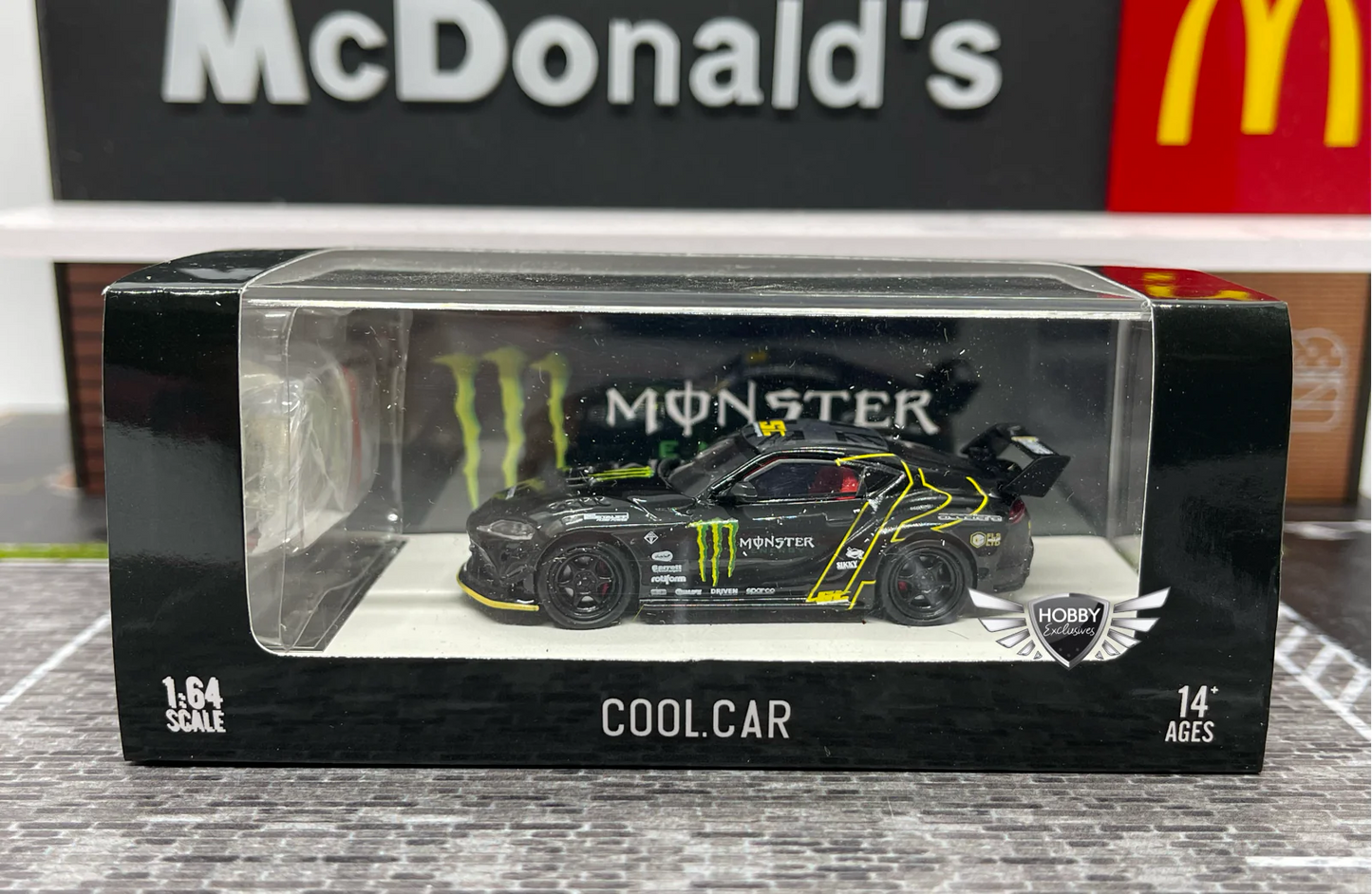 Toyota Supra Claw-Doll Edition "Monster Energy" Cool Car