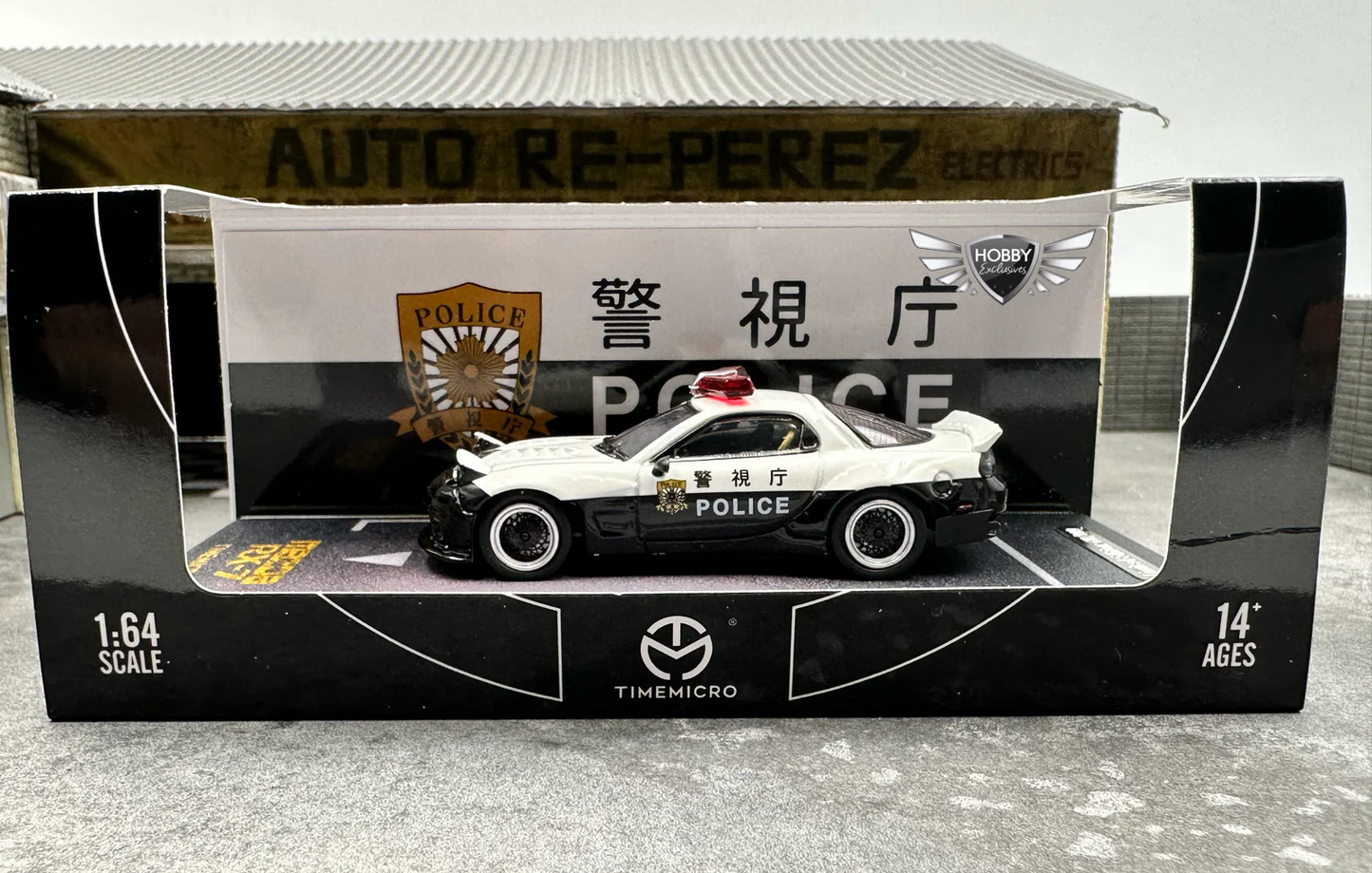 Timemicro Mazda RX-7 Police Car Doll Accessories Ver HE