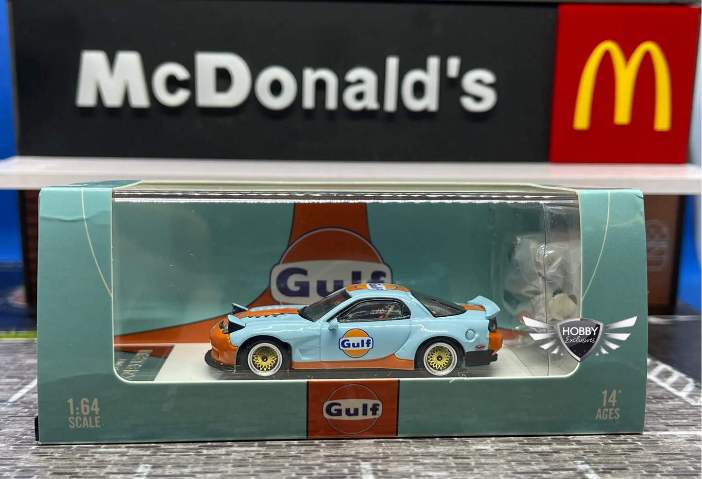 Timemicro Mazda RX-7 Gulf Oil Hardcover Edition HE