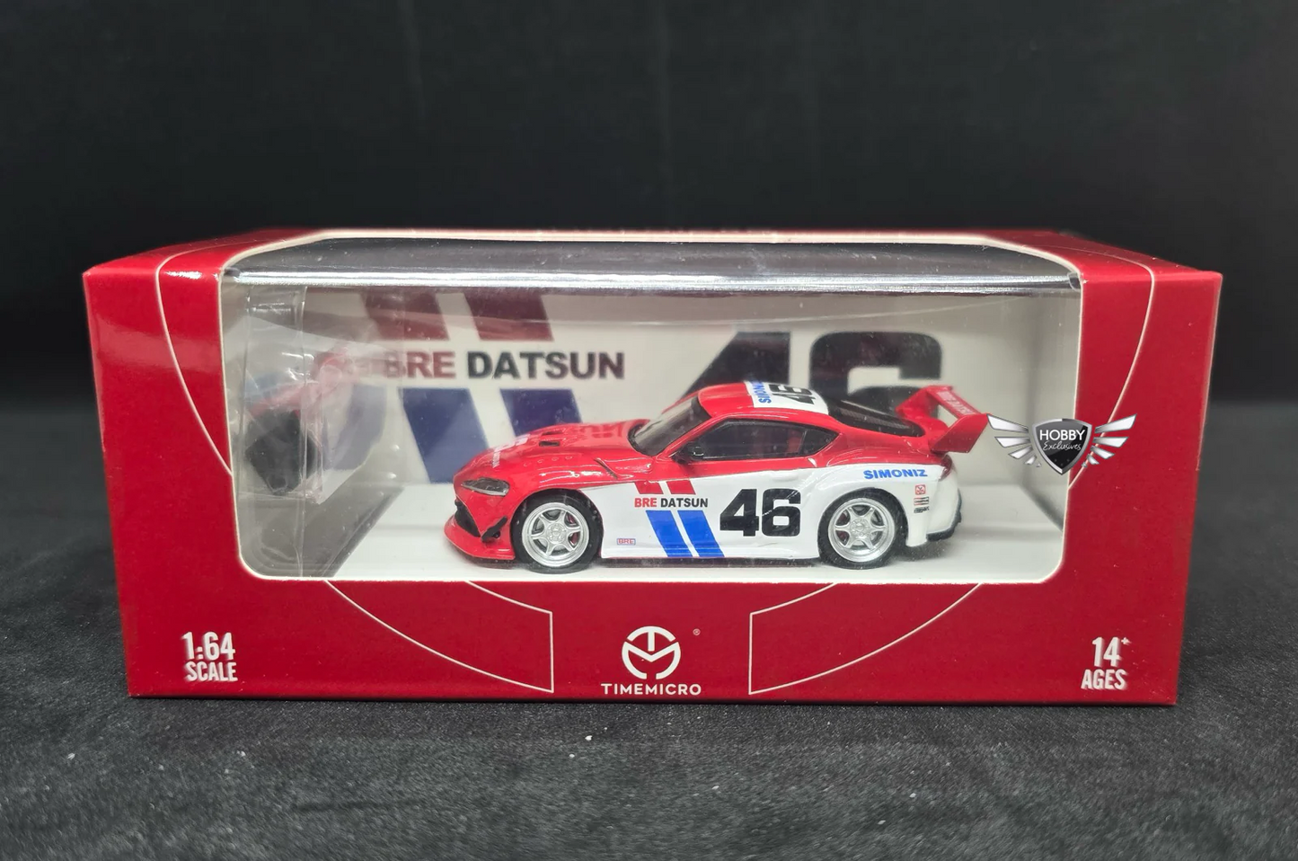 TimeMicro BRE-Datsun w/ Figure & Flag HE