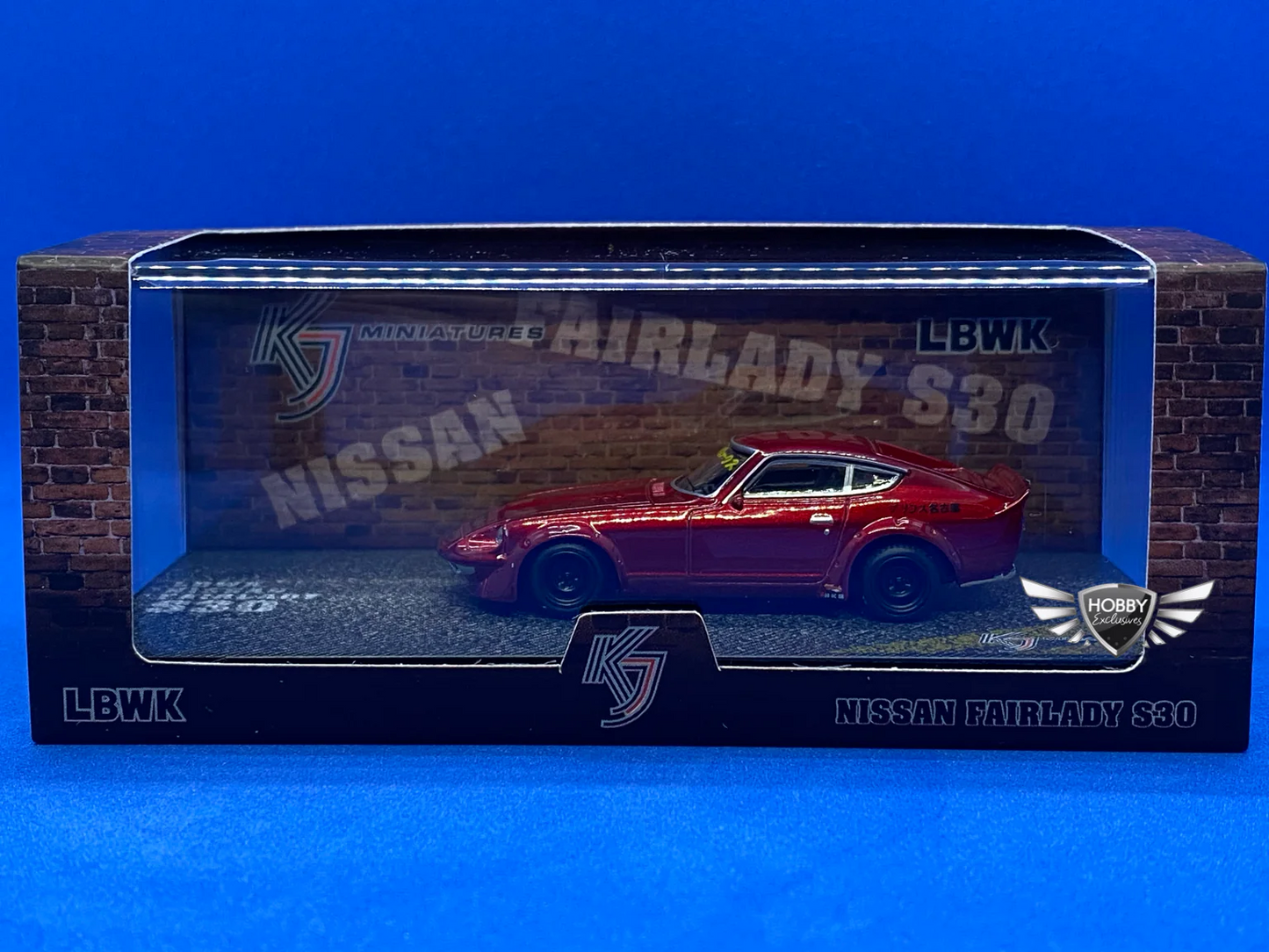 KJ Miniatures Nissan Fairlady S30 LBWK Metalic Red HE