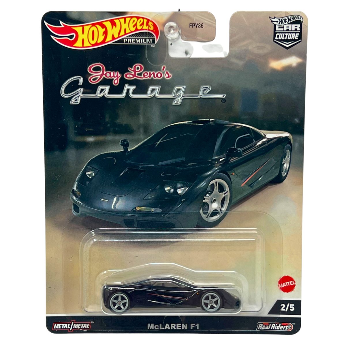 HotWheels Premium Car Culture Jay Lenos Garage McLaren F1 HE