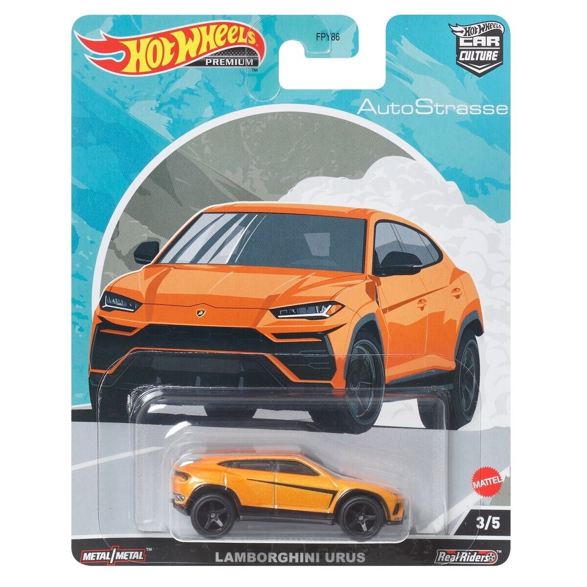 HotWheels Premium Car Culture AutoStrasse Lamborghini Urus HE
