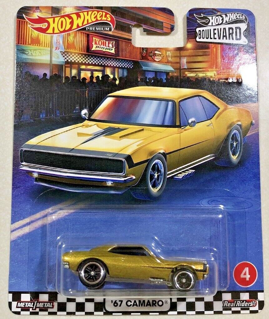Hotwheels Premium Boulevard #4 ‘67 Camaro HE