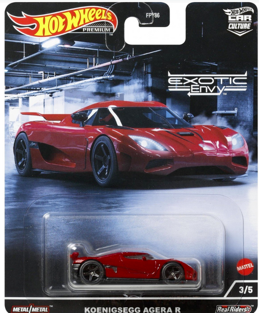 HotWheels Premium Car Culture Exotic Envy Koenigsegg Agera R HE