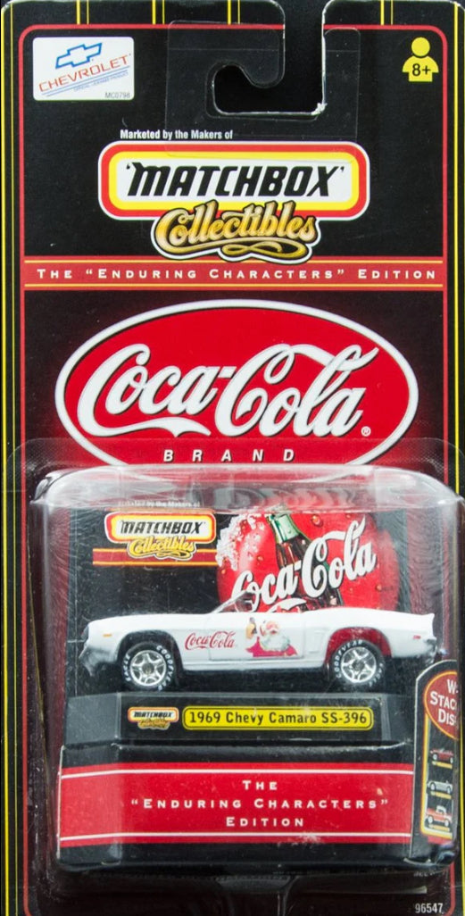 Matchbox Collectibles Coca-Cola Brand 1969 Chevy Camaro SS-396 HE