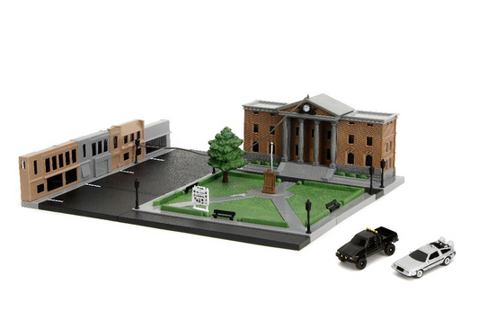 JAD34804 Jada Nano "Hollywood Rides" Scene - BTTF Hill Valley Courthouse