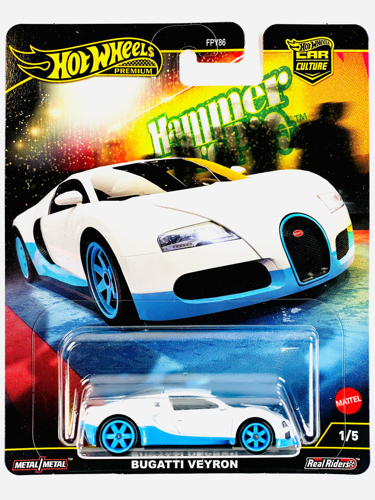 HotWheels Premium Car Culture Hammer Drops Bugatti Veyron HE