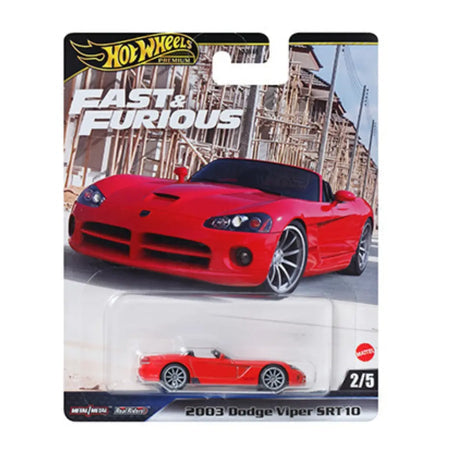 HotWheels Premium Fast And Furious J Case 2003 Dodge Viper SRT 10 HE
