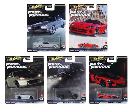 HotWheels Premium Fast And Furious J Case Full Set HE