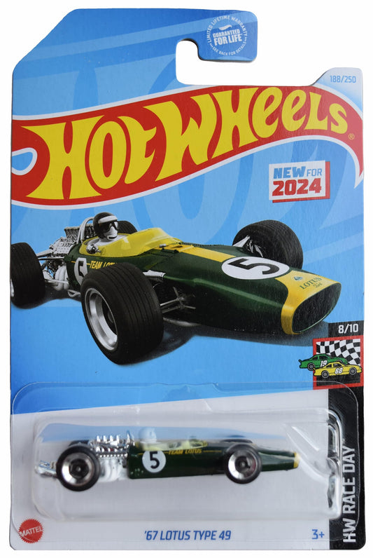 HotWheels HW Race Day ‘67 Lotus Type 49 HE