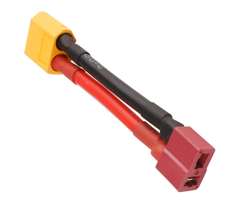 GEA6M2TF Gens Ace XT60 Male To Deans (T-Plug) Female Adapter Cable