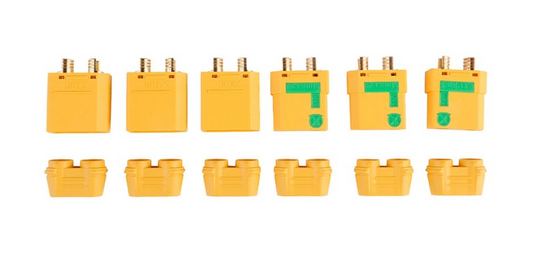 GEAXT903 Gens Ace XT90S Male & Female Plug (3 Pairs)