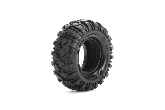 LOULT3368VI Louise R/C CR-Rowdy 1.0" Tire Only, 2.3" OD (Front/Rear)(2)
