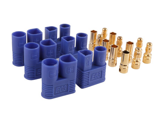 GEAEC33 Gens Ace EC3 Male & Female Plug (3 Pairs)