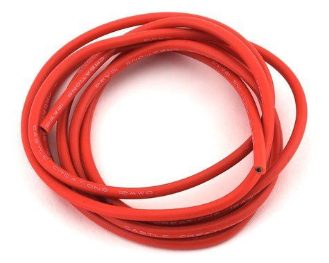 CAS011-0144-00 Castle Creations Wire 60", 12 AWG RED