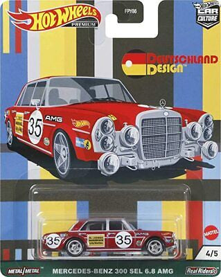 HotWheels Premium Car Culture Deutschland Design Mercedes-Benz 300 SEL 6.8 AMG