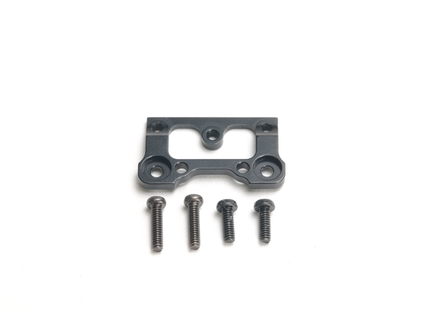 BM001K PN Racing Mini-Z V2 Alum Interchangeable Front Body Mount Base (Black)