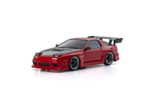 MZP476R ASC MA-020 MAZDA SAVANNA RX-7 FC3S with Aero Kit and CFRP hood Red
