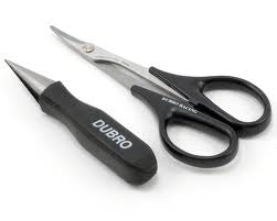 DUB2330 Du-Bro Body Reamer & Scissors (Curved) Set (1 ea./pkg)