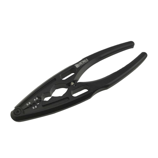 HDTT21001B Hobby Details Shock Shaft Pliers - Black