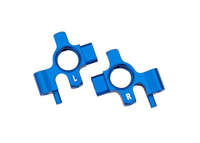TRA10537-BLUE Traxxas Steering Blocks L&R Aluminum Blue