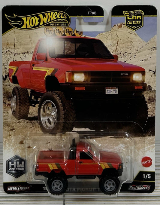 Hot Wheels Premium 1987 Toyota Pickup Truck Car Culture 1/5 HE