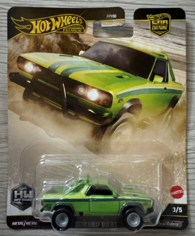 Hot Wheels Premium Subaru Brat Car Culture 3/5 HE