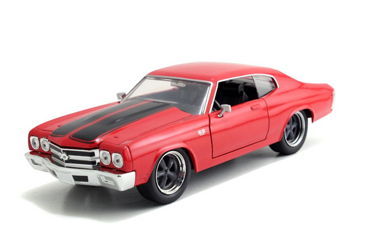 JAD97193 Jada 1/24 "Fast & Furious" Dom's Chevy Chevelle SS Red w/ Black
