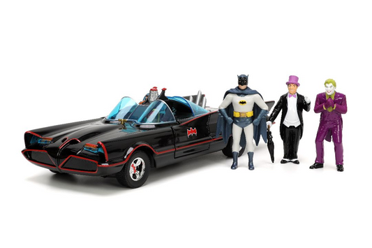 JAD33737 Jada 1/24 "Hollywood Rides" 1966 Classic TV Series Batmobile