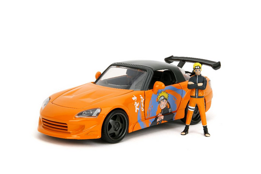 JAD35351 Jada 1/24 "Hollywood Rides" - 2001 Honda S2000 w/ Naruto