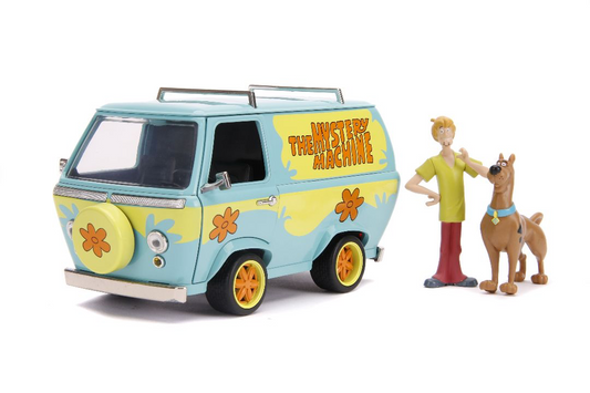 JAD31720 Jada 1/24 "Hollywood Rides" Mystery Machine w/Scooby Doo/Shaggy