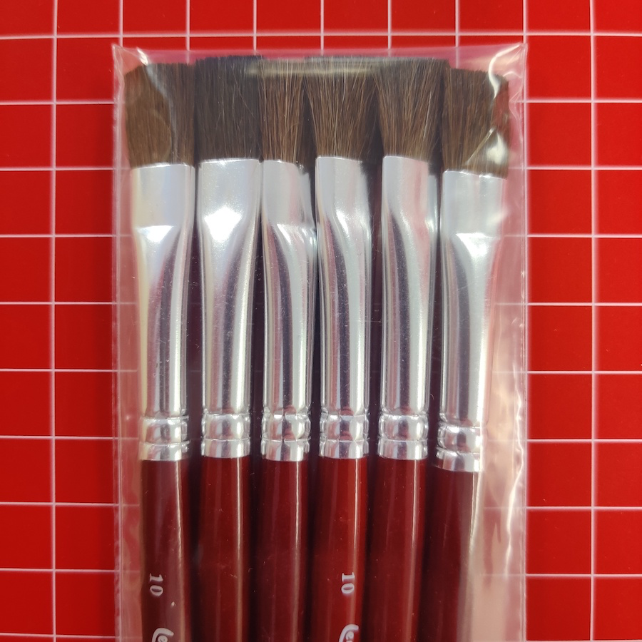 PMX FL10 BRISTLE BRUSH - FLAT #10