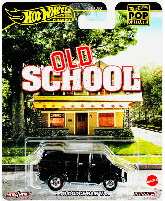 Hot Wheels Premium Old School 1979 Dodge Ram Van POP Culture