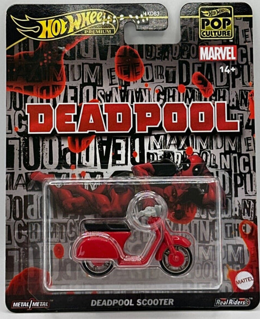 Hot Wheels Premium Deadpool Scooter POP Culture