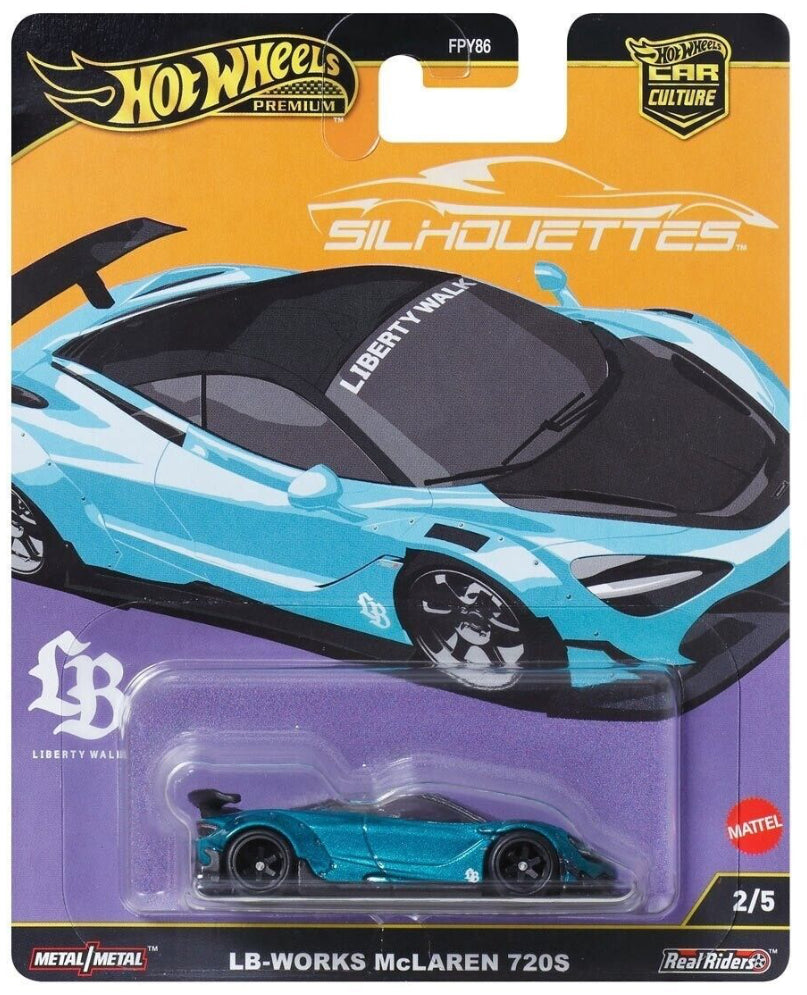 HotWheels Premium Car Culture Super Silhouettes LB-Works McLaren 720S