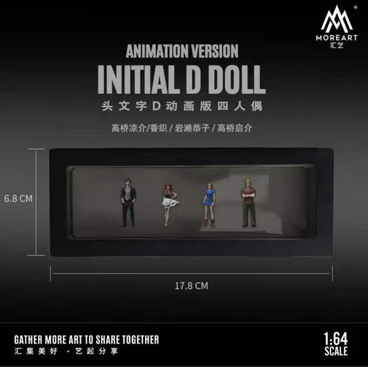 MoreArt Resin Doll Model Initial-D Set