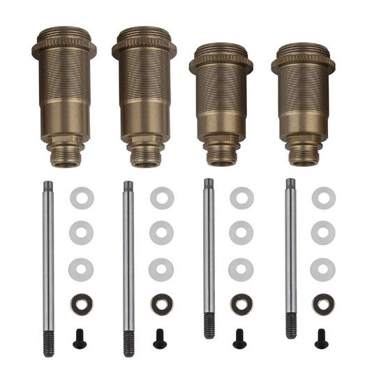 ASC91986 Team Associated FT Shock Bodies, FOX Kashima, 13x23mm and 27.5mm