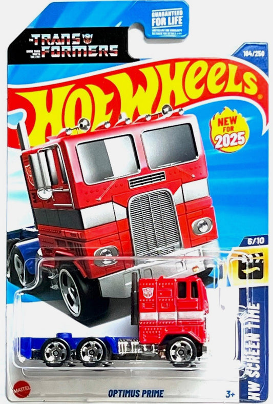 Hot Wheels Optimus Prime (cab, no trailer)