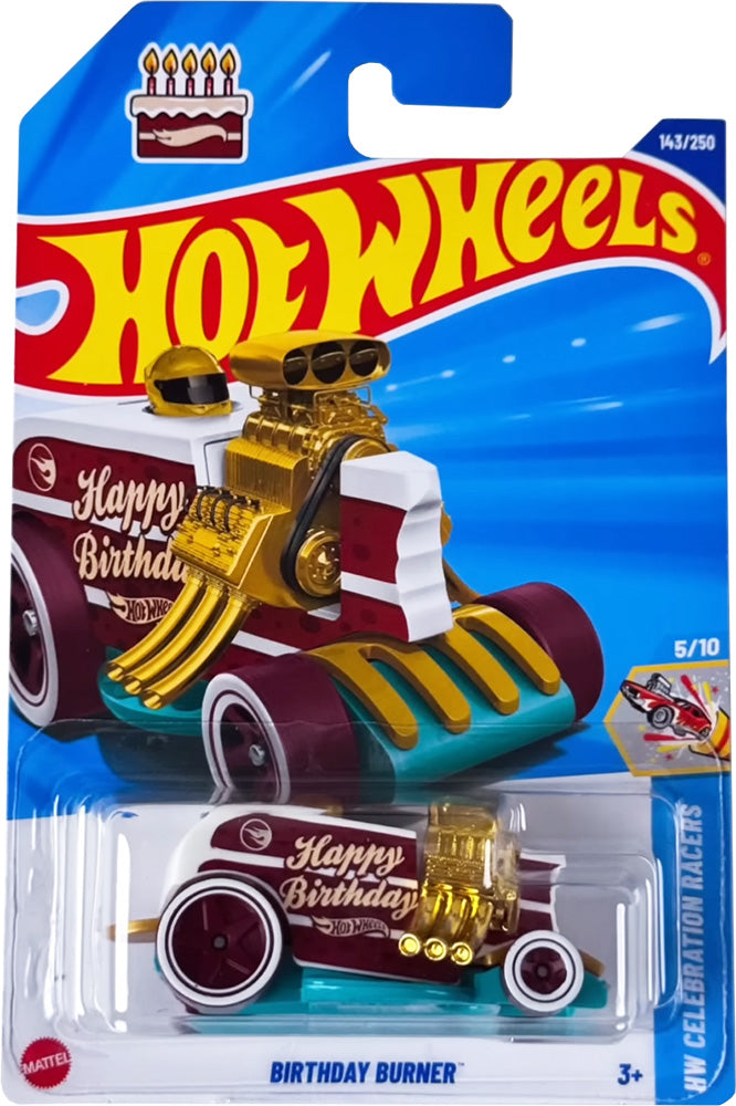 Hotwheels HW Celebration Racers Birthday Burner HE