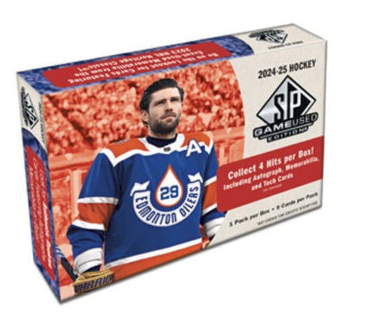 UD SP GAME USED HOCKEY 24/25 Hobby Box