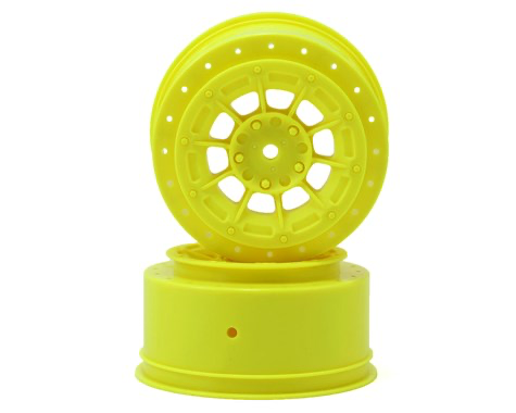 JCO3352Y JConcepts Hazard - Losi Ten SCT-E/Nitro & 22 SCT whl (ylw) (2)