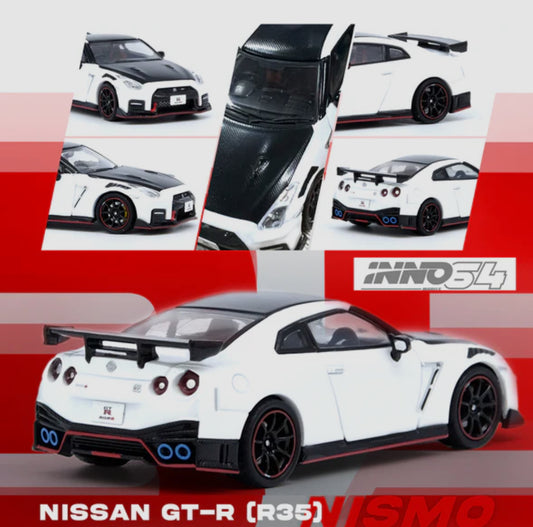 INNO64 Nissan GT-R (R35) Nismo White