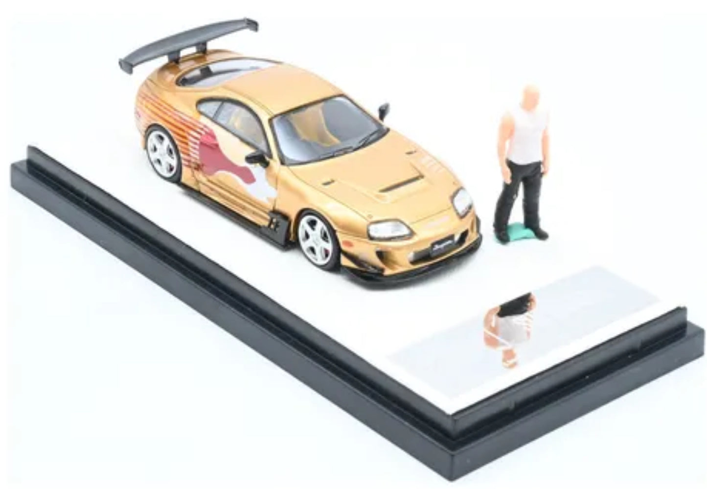 Toyota Supra A80z Gold w/ Figure TPC