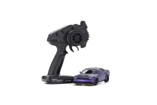 32621PU MINI-Z AWD DODGE CHALLENGER SRT HELLCAT REDEYE Plum Crazy