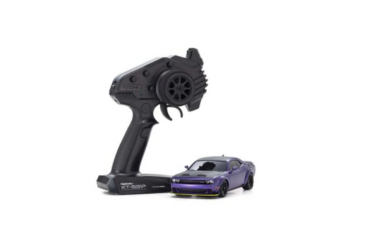32621PU MINI-Z AWD DODGE CHALLENGER SRT HELLCAT REDEYE Plum Crazy