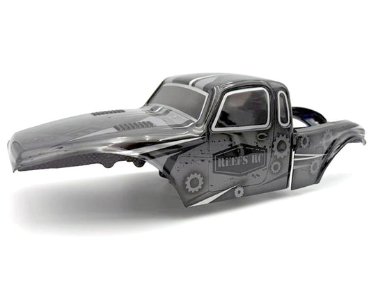 SEHREEFS226 Reefs RC PLAGUE 1/10 Competition Rock Crawler Body (Clear) w/Rear Fenders